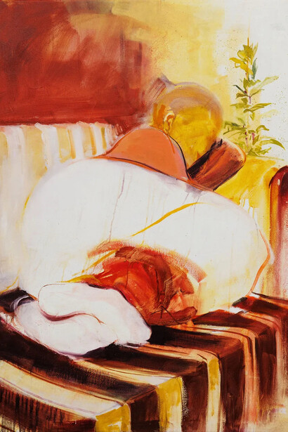 Birhane Worede, Untitled (detail), 2024. Courtesy of Montague Contemporary