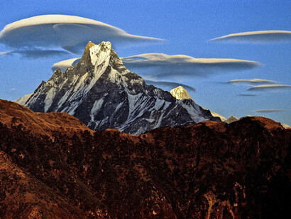 Nepal, Le Machapucharé vu de Poon Hill © Rémi Bridot