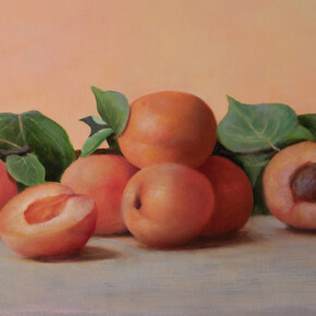 Kelly Birkenruth, Apricot abundance (detail), 2026. Courtesy of Abend Gallery