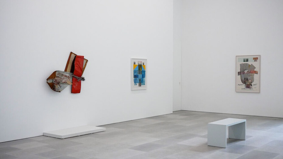 Robert Rauschenberg, Crosstown, ausstellungsansicht. Mit freundlicher genehmigung der Galerie Bastian