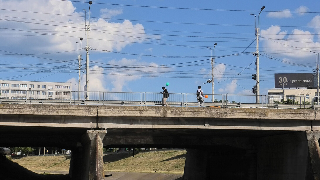 Leopold Kessler, Balloon - Crossing, 2024. Mit freundlicher genehmigung des Musa Museums