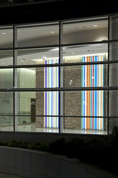 Walead Beshty RxArt Project for AIMMC, Exhibition view. Courtesy of RxArt