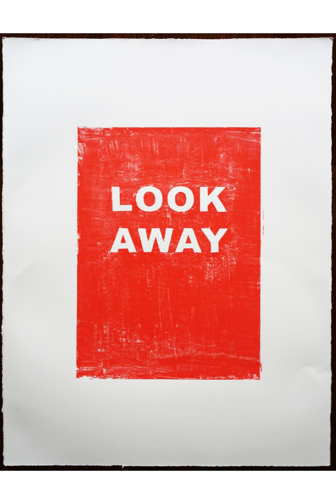 Tim Etchells, Look Away, 2014, Courtesy of the artist and Vitrine, London