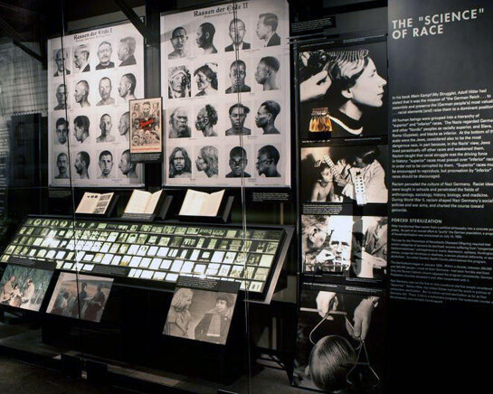 The Holocaust, Exhibition view. Courtesy of Holocaust Memorial Museum