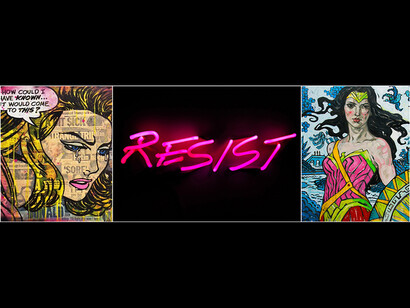 One Year Of Resistance. Courtesy of The Untitled Space 