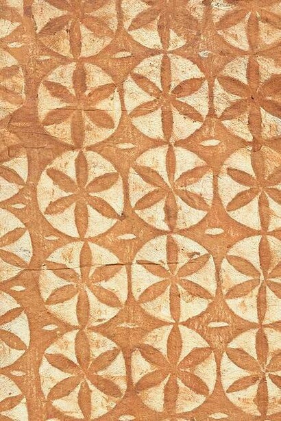 Tapa cloth 19th century, Samoa