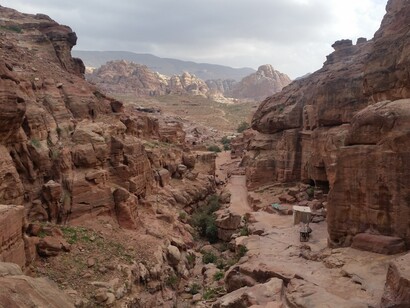 Petra, Jordania. Ruta del monasterio