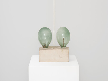 Robert Rauschenberg, Important early works from the Cy Twombly Foundation, exhibition view. Courtesy of Gagosian
