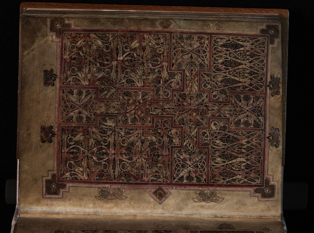 St Chad gospels, Vellum, AD 700–800, Used by permission of the Chapter of Lichfield Cathedral

