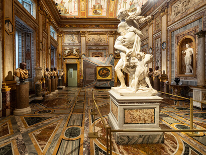 Metamorfosis. Ovidio y las artes, vista de exhibición. Cortesía de la Galleria Borghese