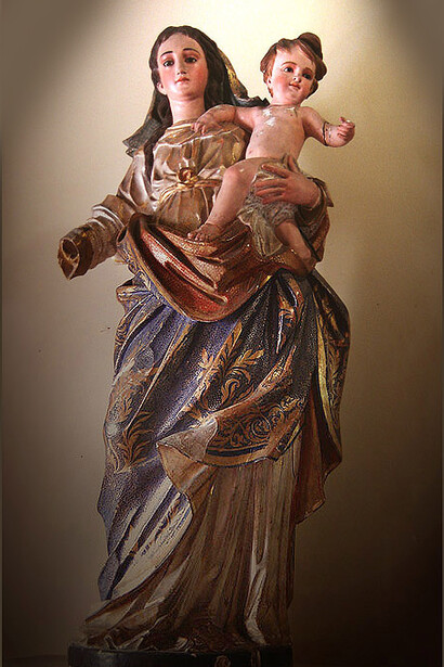 Madonna com o Menino, acervo do Museu de Arte Sacra de Pernambuco. Foto de Ricardo André Frantz 