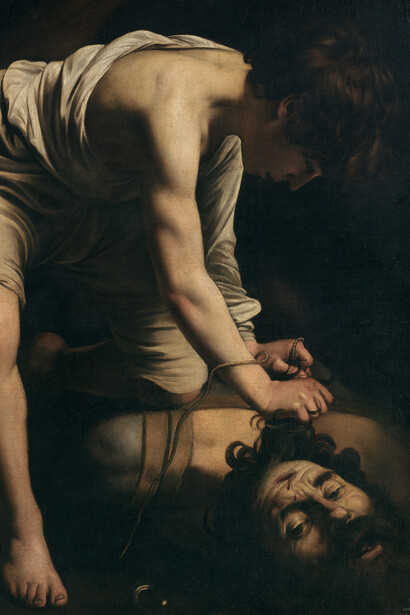 Caravaggio, David y Goliat