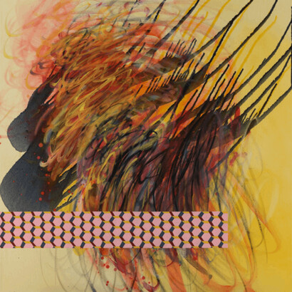 Jennifer Morrison, Hunger, 2022, oil on canvas, 90x90 cm. Courtesy the artist and Barnard Gallery