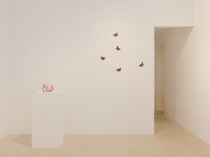 Romeo Gómez López, Tierno es el día que los demonios se alejan, vista de exhibición. Cortesía de Travesía Cuatro