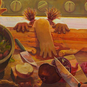 Erin Milez, Life and death I (detail), 2024. Courtesy of Monya Rowe Gallery 