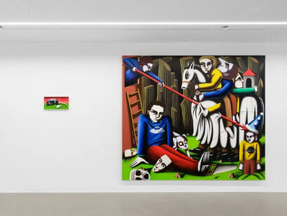 Victor Garel, Fatrasie, vue d'exposition. Avec l'aimable autorisation de la Galerie Sator