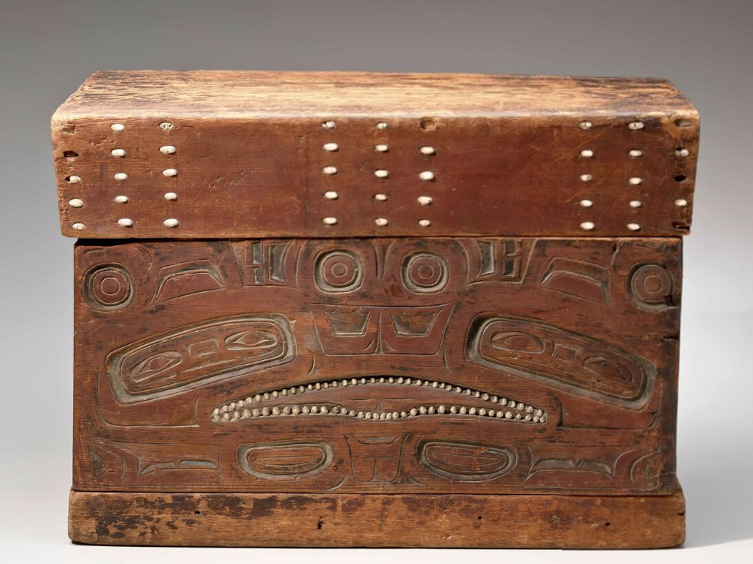 anonymous Tlingit artist, Chest; Alaska, ca. 18. Courtesy of Newark Museum