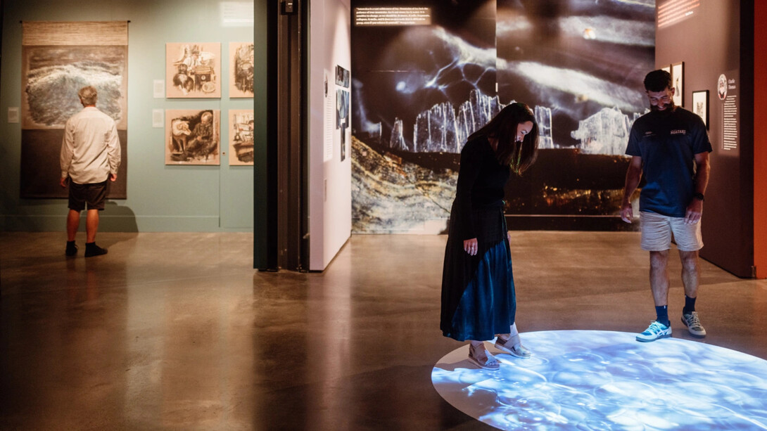 Into ocean and ice, exhibition view. Courtesy of New Zealand Maritime Museum