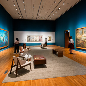 Diplomacy and desire. Basoeki Abdullah in Singapore, exhibition view. Courtesy of the National Gallery Singapore