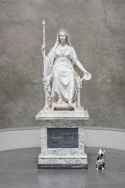 Fotografía de la exhibición Fornasetti, Theatrum Mundi