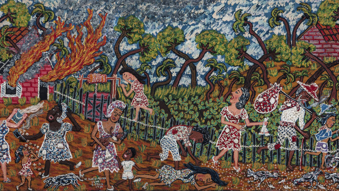 Maria Auxiliadora Silva, Fire in the village, 1970. Courtesy of MG+MSUM