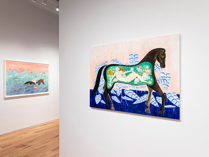 Horses for the Trees. Courtesy of Denny Dimin Gallery