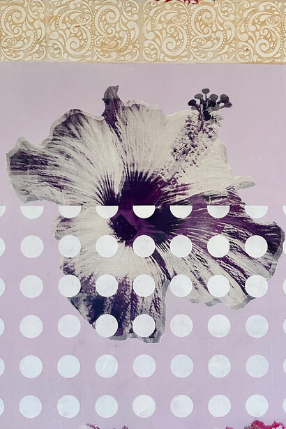 Joseph + Melinda Ostraff, Hibiscus 1 (detail). Courtesy of Nüart Gallery