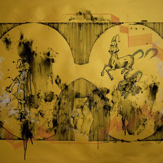 Ghalamdar, Cult of Wind #2, 2016. Courtesy of Janet Rady Fine Art