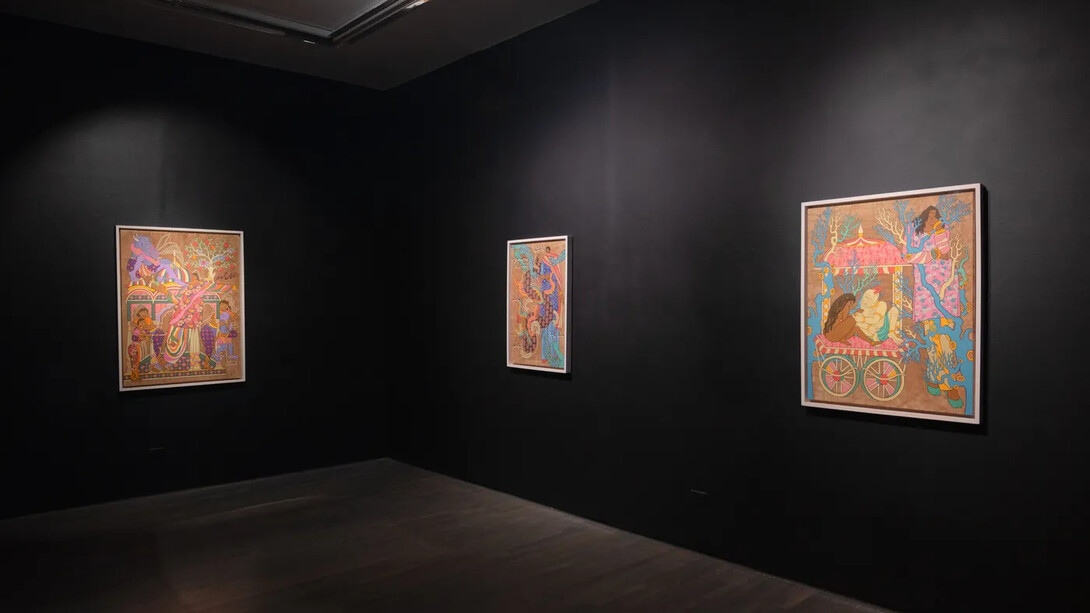 Haya Zaidi, Up against, exhibition view. Courtesy of Kavi Gupta Gallery