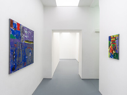 Csaba Nemes, Painting as shelter, exhibition view. Courtesy of acb Gallery 