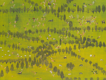 Eline Vansteenkiste, New morning (detail), 2026. Courtesy of Tim Van Laere Gallery