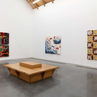 Sanford Biggers, Drift, exhibition view. Courtesy of Parrish Art Museum