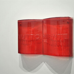 Chiara Dynys, Tutto Niente, 2015, metacrilato, 40 x 66 cm