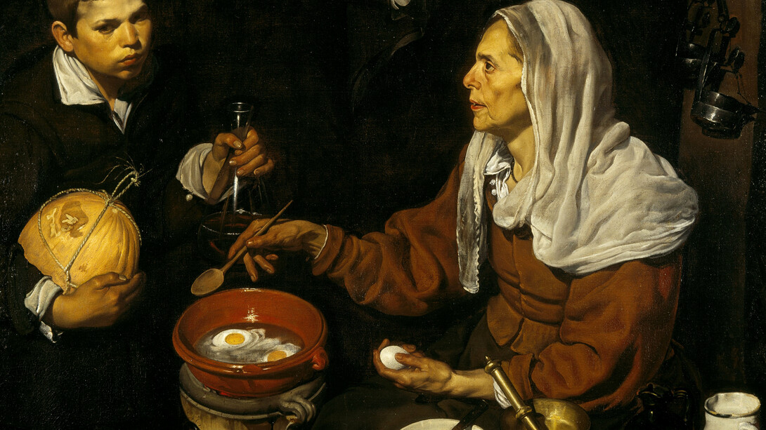 «Vieja friendo huevos» (1618), Velázquez