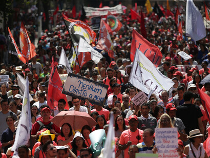 A hegemonia da esquerda entre os mais pobres está em declínio, com candidatos de centro e direita ganhando terreno em capitais importantes. Registro da 23ª edição do Grito dos Excluídos - Por direitos e democracia, a luta é todo dia! São Paulo, Brasil, 2017. 
Foto: Paulo Pinto/Agência PT