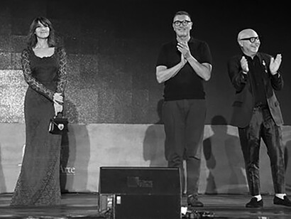 Stefano Gabbana e Domenico Dolce con Monica Bellucci