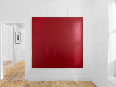 Odilon Redon and Kate Spencer Stewart, Nuit, exhibition view. Courtesy of Emalin Gallery