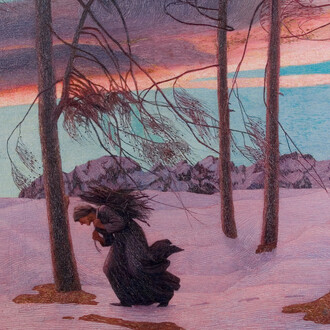 Carlo Fornara, L'Aquilone, olio su tela 135 x 154 cm. Courtesy of GAMManzoni