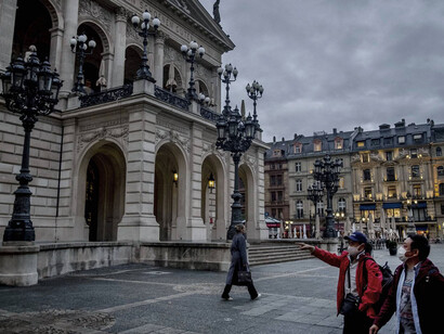 El Teatro de la Ópera (Alte Oper) de Fráncfort, Alemania