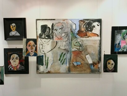 The Glass Facade, Exhibition view. Courtesy of Blue Lotus Gallery