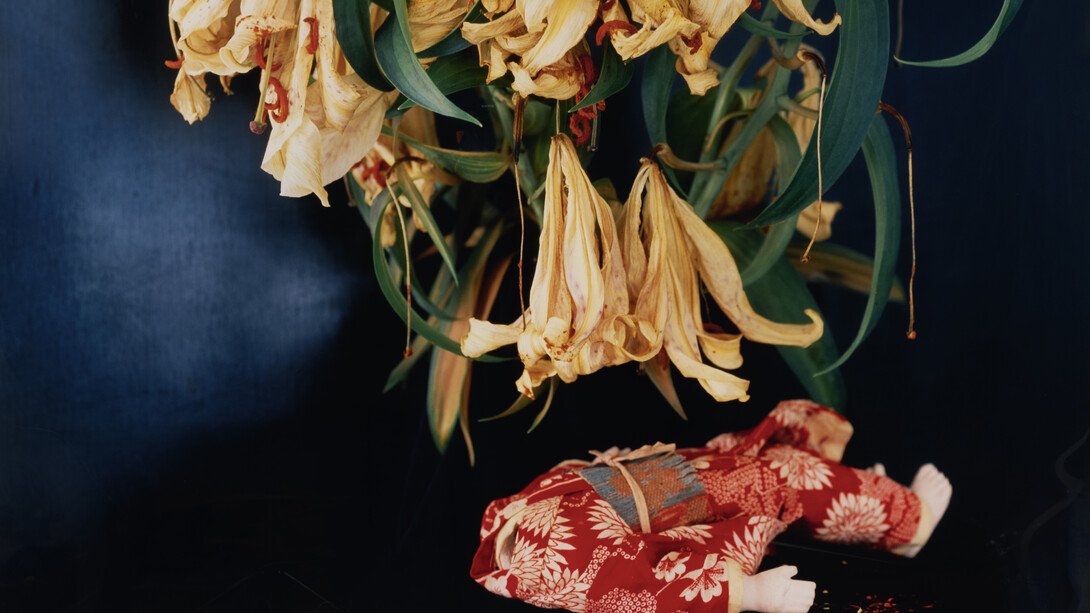 Nobuyoshi Araki, Untitled (Flower cemetery) (detail), 2017. Courtesy of Anton Kern Gallery 