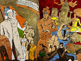 India Modern: The Paintings of M. F. Husain. Courtesy of Art Institute of Chicago