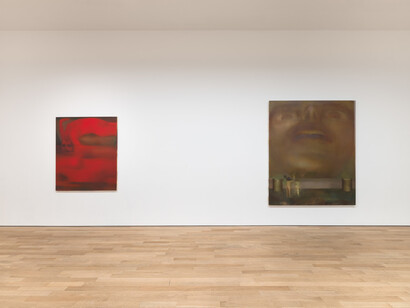 Elizabeth Glaessner, Running water, exhibition view. Courtesy of P·P·O·W 