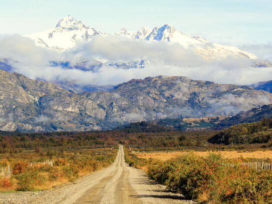 Vista de la Carretera Austral, en la región de Los Lagos (Chile)
