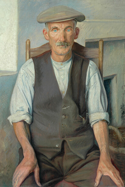 William Rothenstein, The Old Gardener, 1930, Oil on canvas, 61 x 50.8 cm, Bradford
Museums & Galleries
© The Estate of William Rothenstein