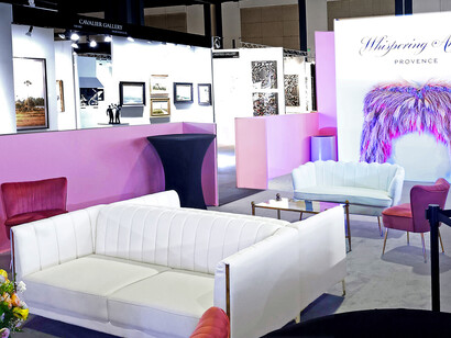 Whispering Angel Wine Lounge, Palm Beach Show 2024. Courtesy of Palm Beach Show