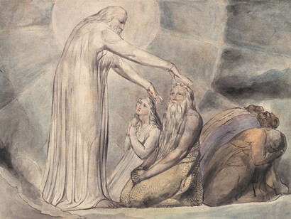 William Blake: English: Job's Evil Dreams (illustration) 