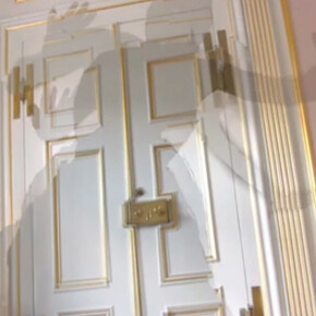 Jeannette Ehlers, Scene selection from Black Magic At The White House, 2009, HD, sound and color, 3:46 Minutes, Edition 4/5. Courtesy of LMAKprojects, NY