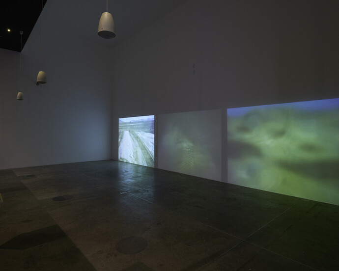 Mácula. Oscar Santillán, Exhibition view. Courtesy of MUAC