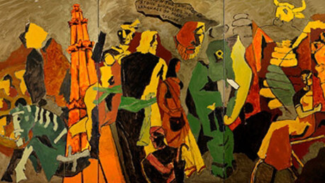 India Modern: The Paintings of M. F. Husain. Courtesy of Art Institute of Chicago